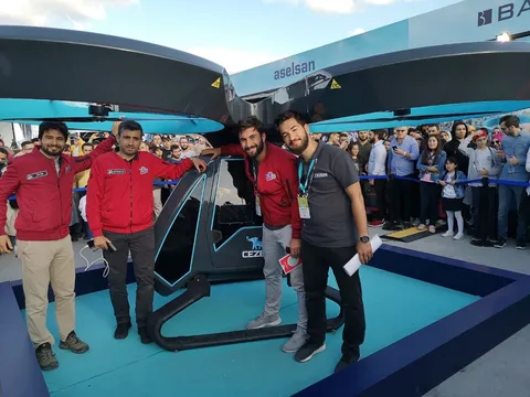 Ahmet Yasin Civan — Yazılım ekibinde yer aldığım Cezeri uçan araba, TEKNOFEST (2019)